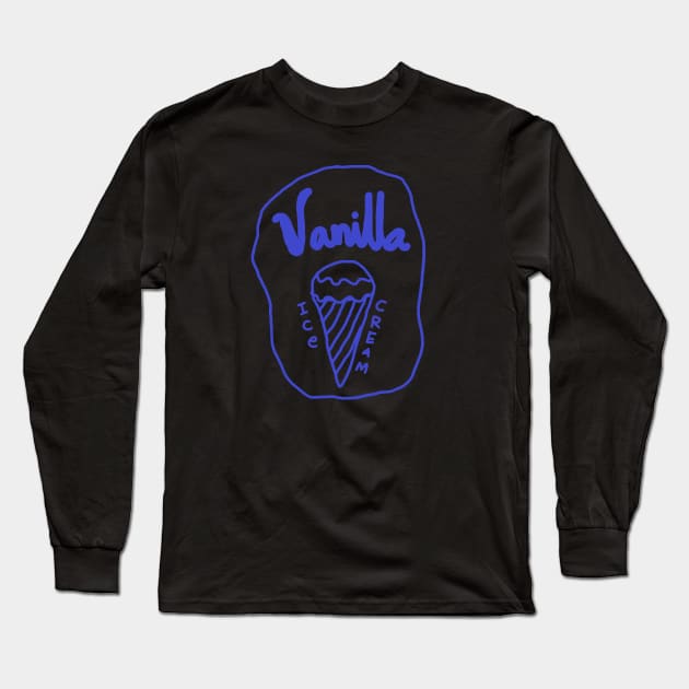 VANILLA ICE CREAM Long Sleeve T-Shirt by zzzozzo